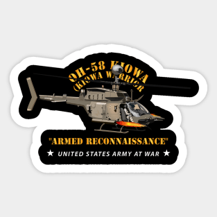 OH-58 Kiowa - Armed Reconnaissance Sticker